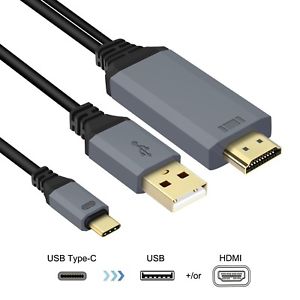 MHL Cable HDMI Tipo Cable USB Tipo C 3.1 Samsung TV Samsung S8 Note 8 Linq Sm-708