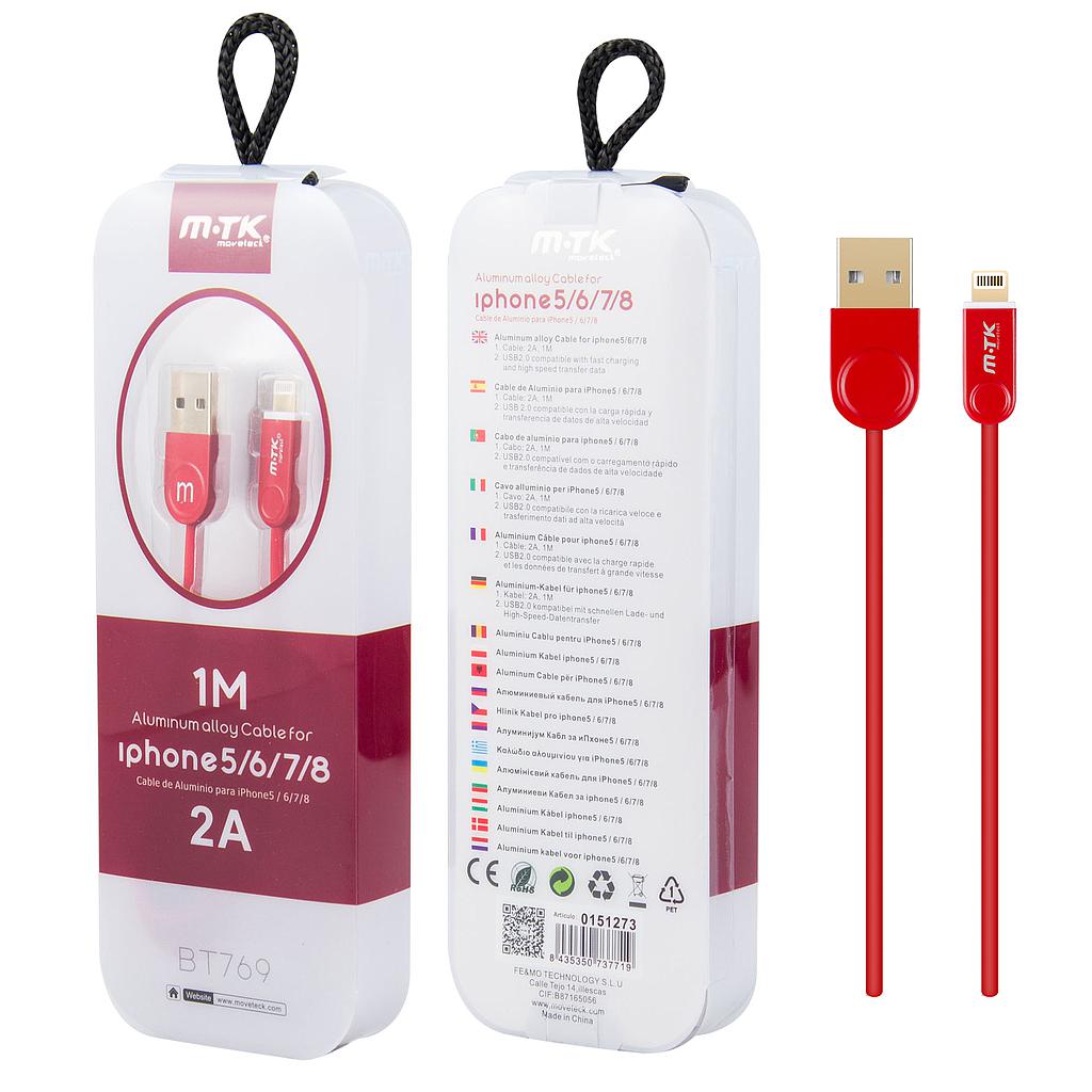 Cable iphone MTK 2A BT769