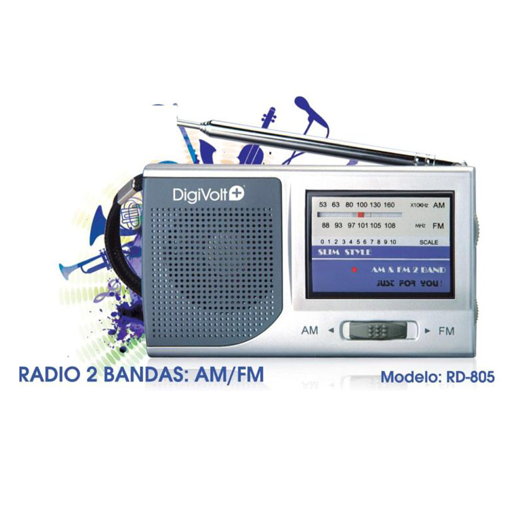 Radio AM/FM DigiVolt RD-805