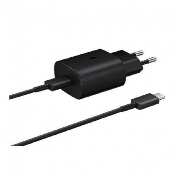 Cargador de Pared Samsung EP-TA800XBEGWW/ 1 USB-C + Cable USB-C/ 3A