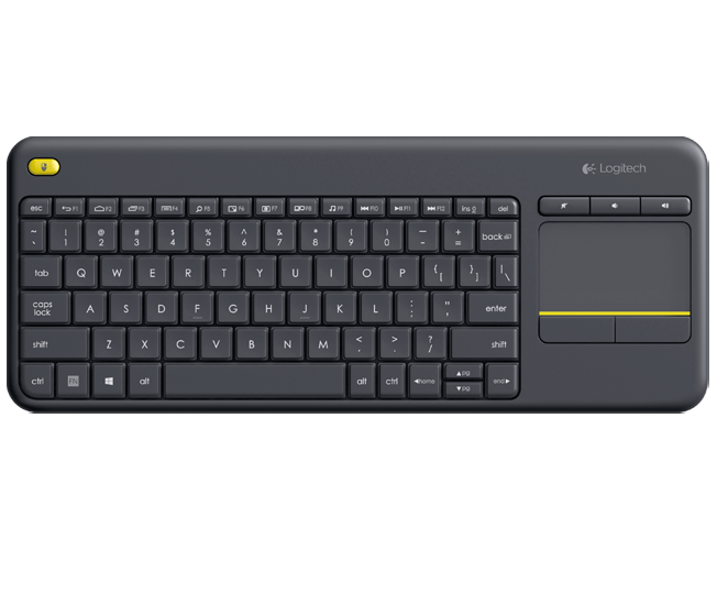 Teclado Logitech K400 PLUS WIRELESS touchpad negro