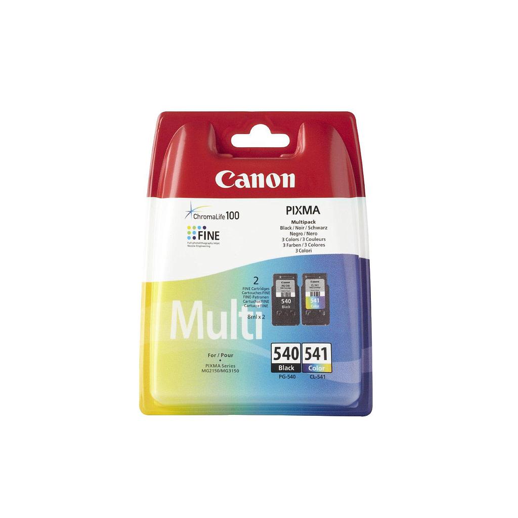 Pack cartucho original 540/541 Canon negro/color