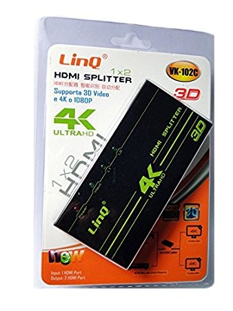 Spliter Hdmi 1 a 2 salidas Linq VK-102C