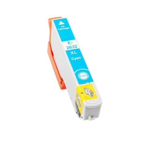 Cartucho compatible Epson 2632 cyan