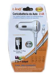 Cargador de coche linQ 2.4A C-i417