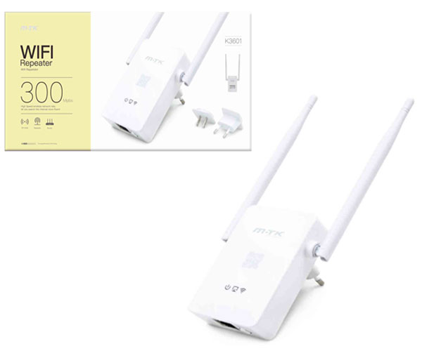 Repetidor WIFI 300MBPS + 2 antenas MTK 1 K3601 