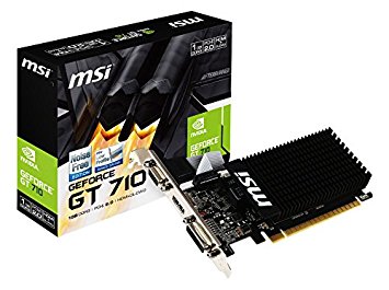 Tarjeta Gráfica MSI NVIDIA Geforce GT710 1GB DDR3 