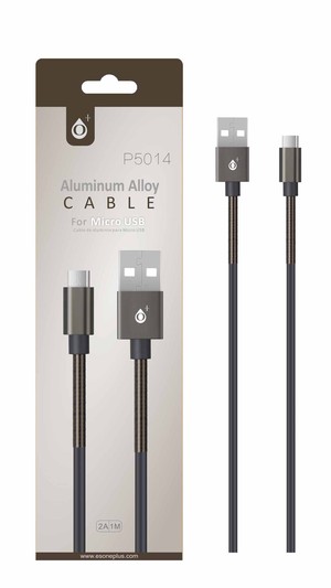 Cable de aluminio Usb/micro USB P5014