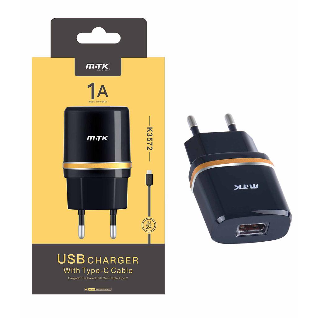 Cargador USB MTK 1A K3572