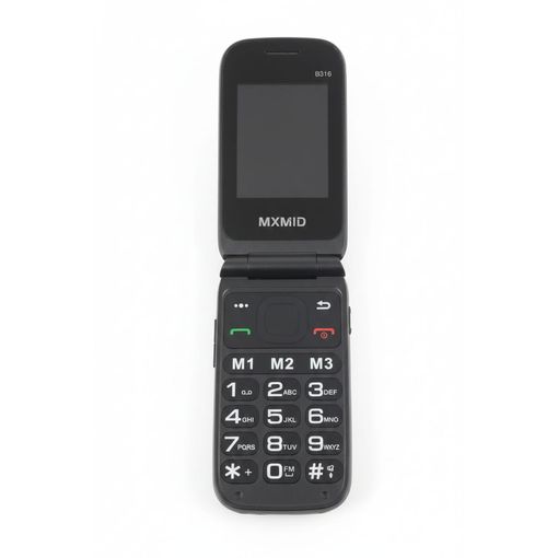 Flip Phone B16 Teléfono Móvil Plegable Diseño Compacto Y Clásico Ideal Para Uso Diario