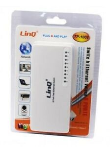 Switch ethernet 8 puertos linQ TP-1008