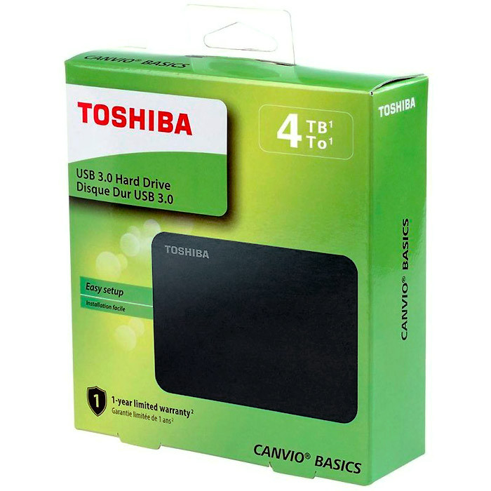 Disco duro externo Toshiba Canvio 4tb
