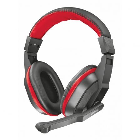 AURICULARES CON MICRÓFONO TRUST GAMING ZIVA - MICRÓFONO ESCAMOTEABLE ALTA SENSIBILIDAD - DIADEMA AJUSTABLE - ALMOHADILLAS BLANDAS - CABLE 1.8M