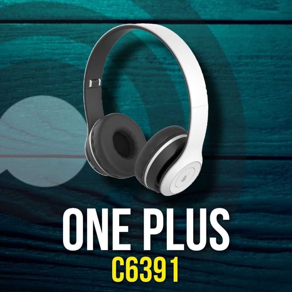 Cascos Bluetooth con micrófono y botones funcionales, BTS/TARJETA SD/FM OnePlus C6391