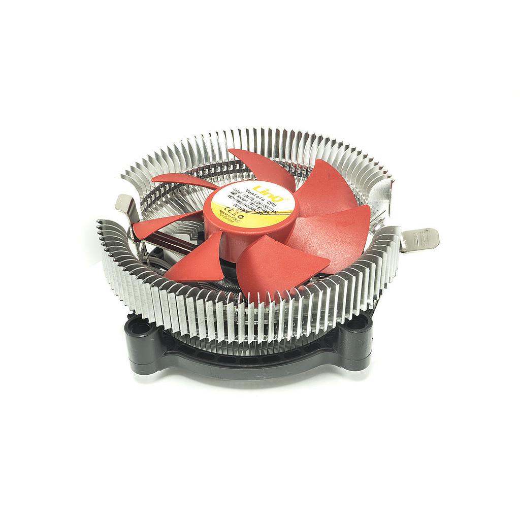 Ventilador disipador Intel CPU Soket LGA 775/1156 3pin LINQ V247