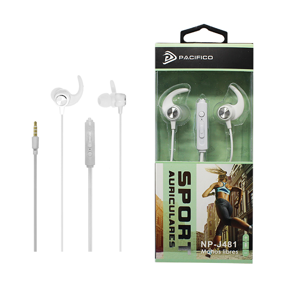 Auriculares con micrófono Pacífico NP-J481