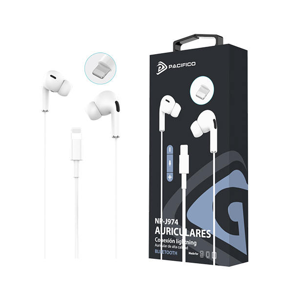 Auriculares para Iphone conexión Lightning Pacífico NP-J974