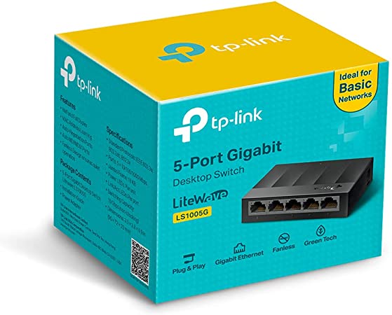 Switch TP-Link LS1005G 5 Puertos/ RJ-45 10/100/1000