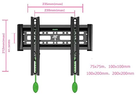 oporte de pared para televisor de 17-37 " (máx. 54,6 kg) North Bayou NBC1-F