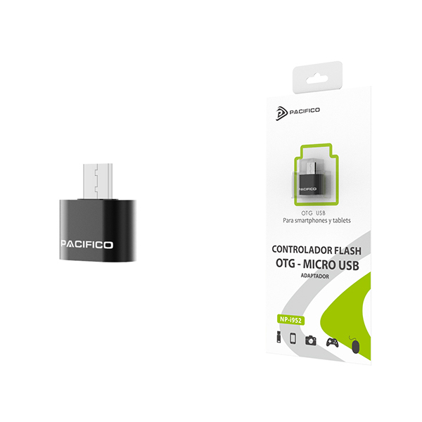 Mini adaptador OTG micro USB V8 Pacífico NP-i952