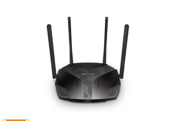 Mercusys Router WiFi 6 Doble Banda AX3000 - 4 Puertos 10/100/1000Mbps - 4 Antenas 5dBi - OFDMA, MU-MIMO