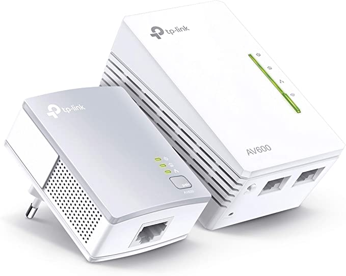 Adaptador Powerline TPLink WPA4221KIT 600Mbps/ Alcance 300m/ Pack de 2