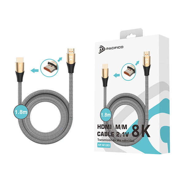 Cable HDMI M/M 2.1V 8K Pacifico