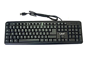 Teclado USB negro linQ K520