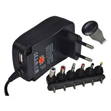 CARGADOR UNIVERSAL 3V-12V con 8 adaptadores LinQ T-129