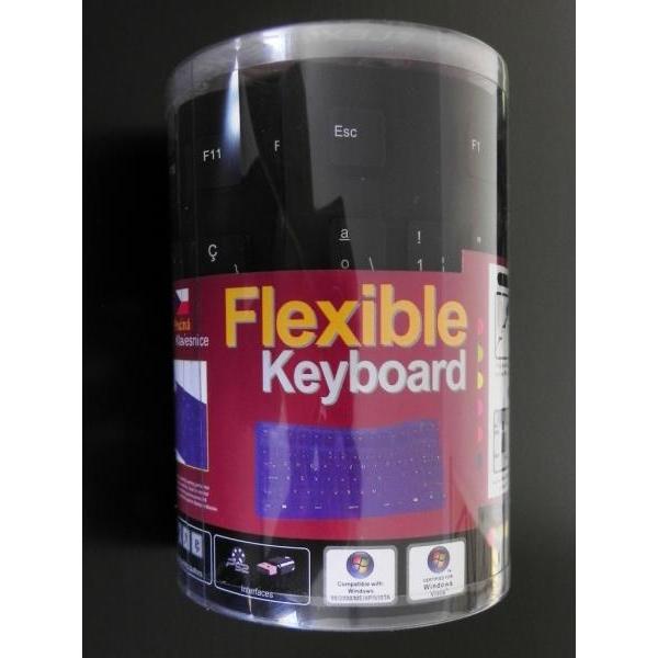 Teclado Flexible de goma usb