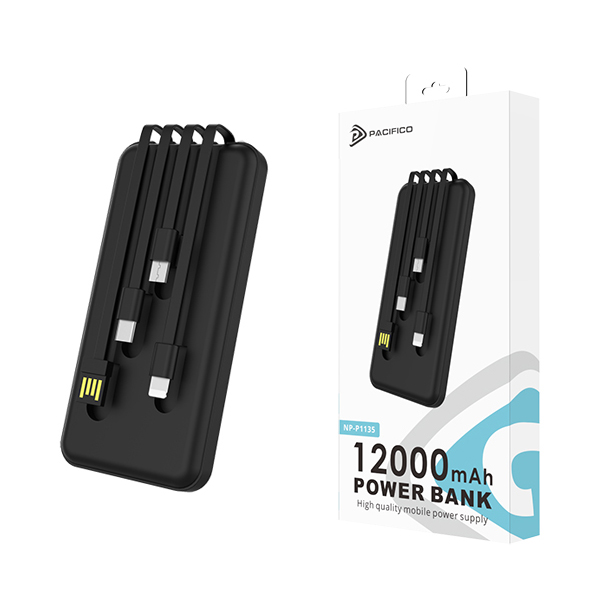 Power Bank 12000 mAh multipuerto Pacífico NP-P1135